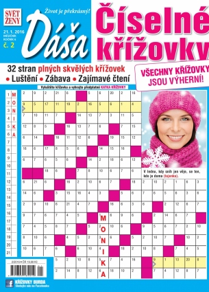 Dáša Číselné křížovky 2/2016