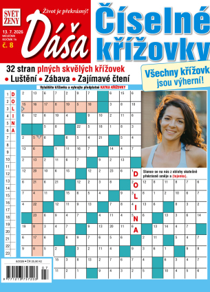 Dáša Číselné křížovky 8/2026
