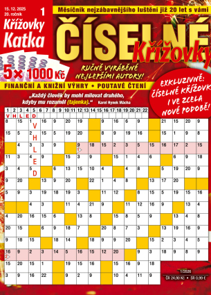 Katka Číselné křížovky 1/2026