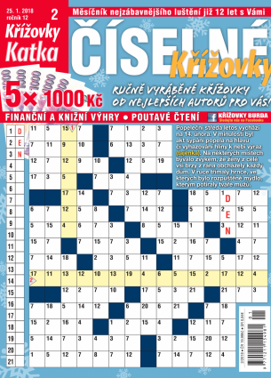 Katka Číselné křížovky 2/2018