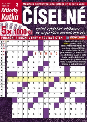 Katka Číselné křížovky 3/2019