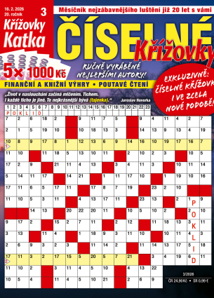 Katka Číselné křížovky 3/2026