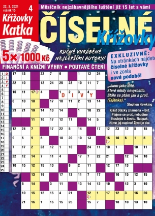 Katka Číselné křížovky 4/2021