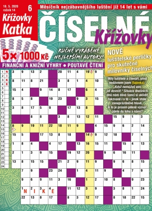 Katka Číselné křížovky 6/2020