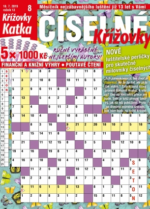 Katka Číselné křížovky 8/2019