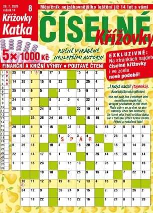 Katka Číselné křížovky 8/2020