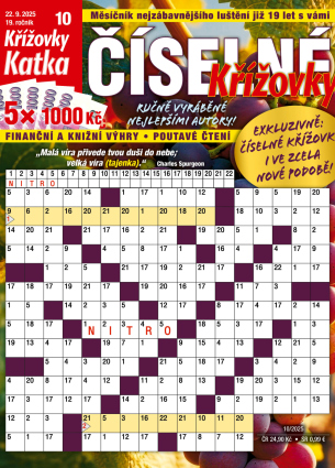 Katka Číselné křížovky 10/2025