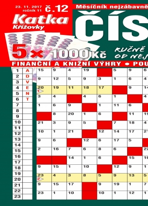 Katka Číselné křížovky 12/2017
