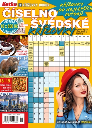Katka Číselno-Švédské křížovky 5/2018