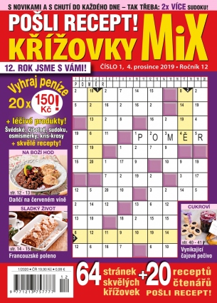 Pošli recept Křížovky MiX 1/2020