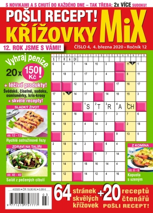 Pošli recept Křížovky MiX 4/2020