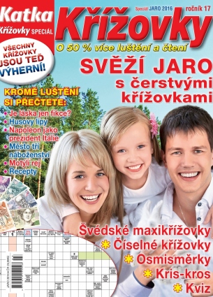 Křížovky speciál jaro 1/2016