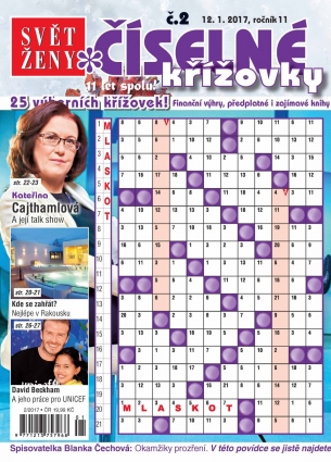 Svět ženy Číselné křížovky 2/2017