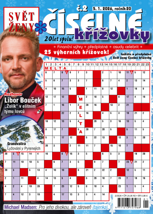 Svět ženy Číselné křížovky 2/2026