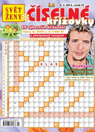 Svět ženy Číselné křížovky 4/2016