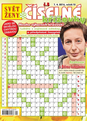 Svět ženy Číselné křížovky 5/2016