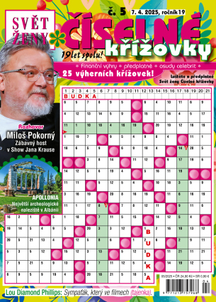 Svět ženy Číselné křížovky 5/2025