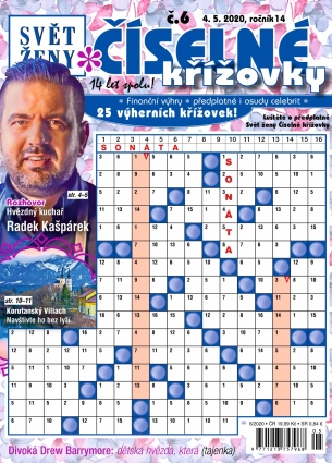 Svět ženy Číselné křížovky 6/2020