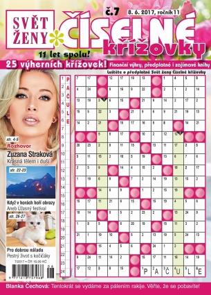 Svět ženy Číselné křížovky 7/2017