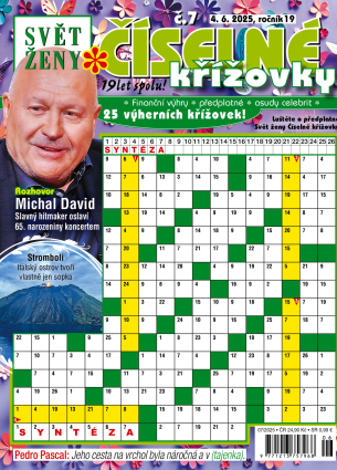 Svět ženy Číselné křížovky 7/2025