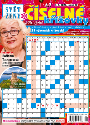 Svět ženy Číselné křížovky 7/2026