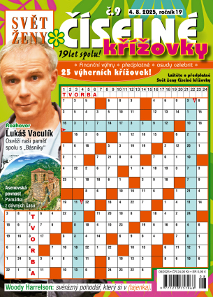 Svět ženy Číselné křížovky 9/2025