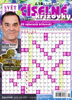 Svět ženy Číselné křížovky 10/2018