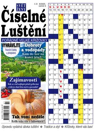 Svět ženy Číselné luštění 8/2025