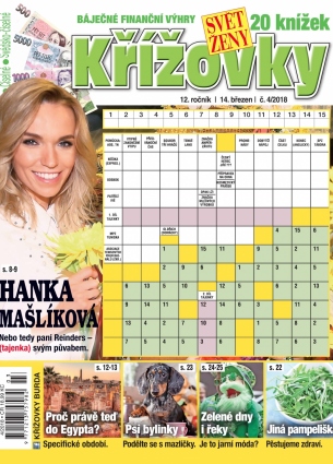 Svět ženy Křížovky 4/2018