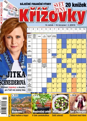 Svět ženy Křížovky 8/2018