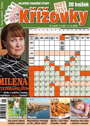 Svět ženy Křížovky 10/2025
