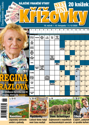 Svět ženy Křížovky 12/2025