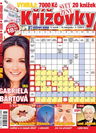 Svět ženy Křížovky 12/2015