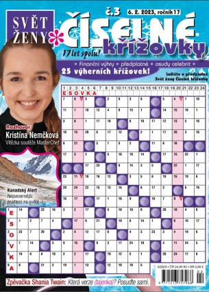 Svět ženy Číselné křížovky 3/2023