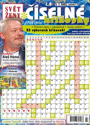 Svět ženy Číselné křížovky 8/2023