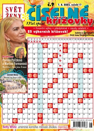 Svět ženy Číselné křížovky 9/2023
